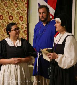 people dressed in medieval garb